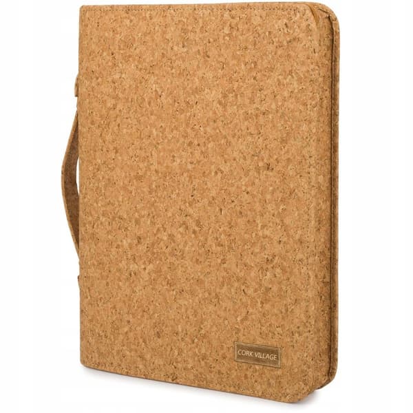 Briefcase taske dokumentmappe biwuar lavet af vegansk premium naturlig kork CorkVillage