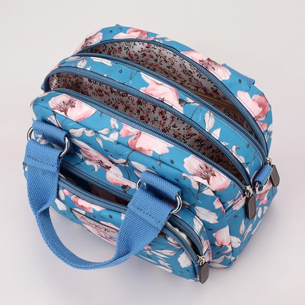 INF Stilfuld blomsterprint tote / skuldertaske A