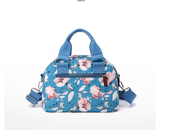 INF Stilfuld blomsterprint tote / skuldertaske A