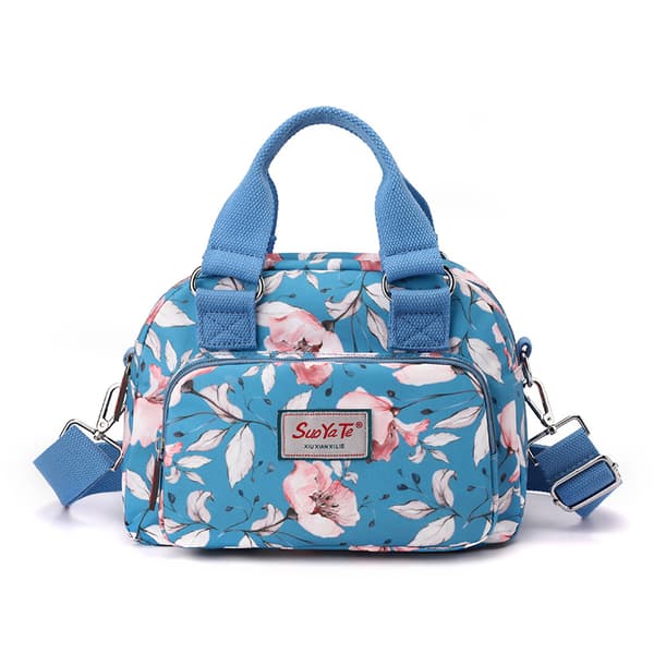 INF Stilfuld blomsterprint tote / skuldertaske A
