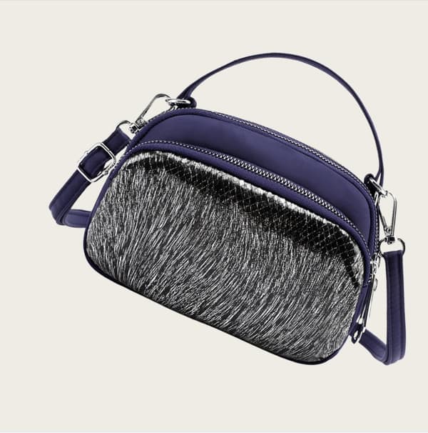 INF Stilig Crossbody-veske med paljetter til dame