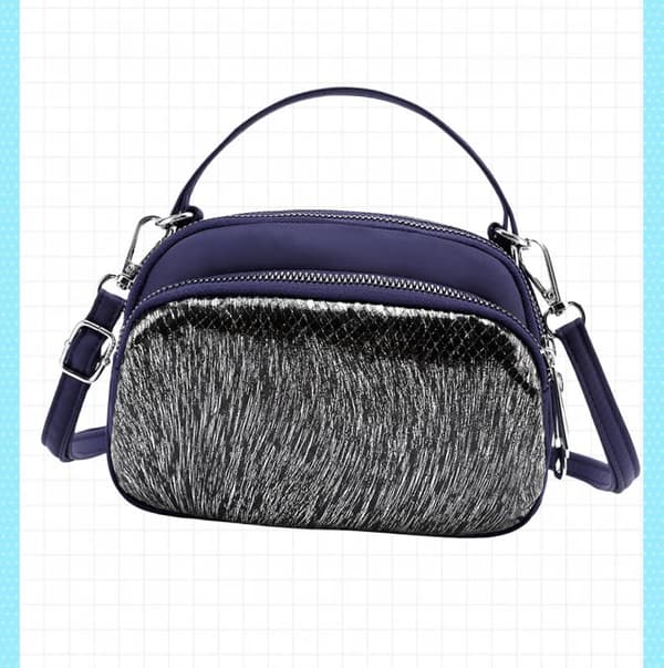 INF Stilig Crossbody-veske med paljetter til dame