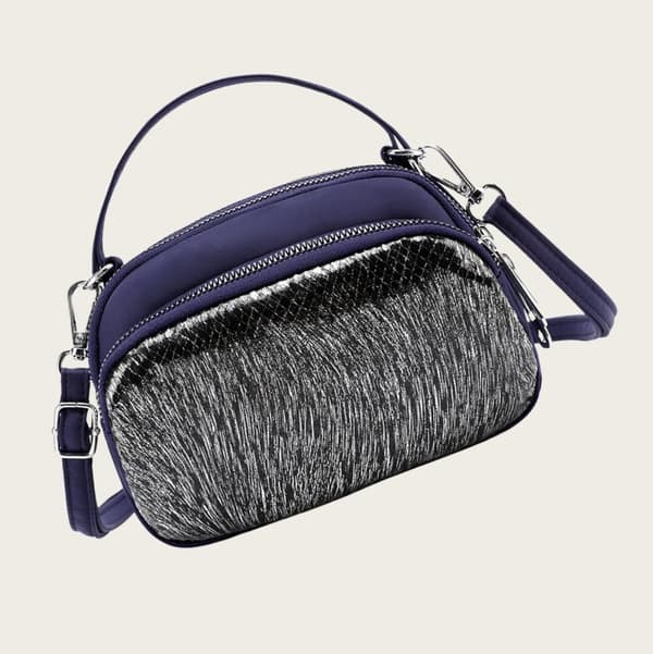 INF Stilig Crossbody-veske med paljetter til dame