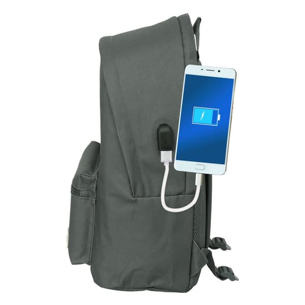 Kannettavan reppu Harper & Neyer +usb harper & neyer Harmaa 31 x 44 x 18 cm