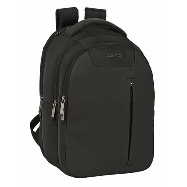 Ryggsäck för bärbar dator och surfplatta med USB uttag Safta Business Svart 31 x 45 x 23 cm