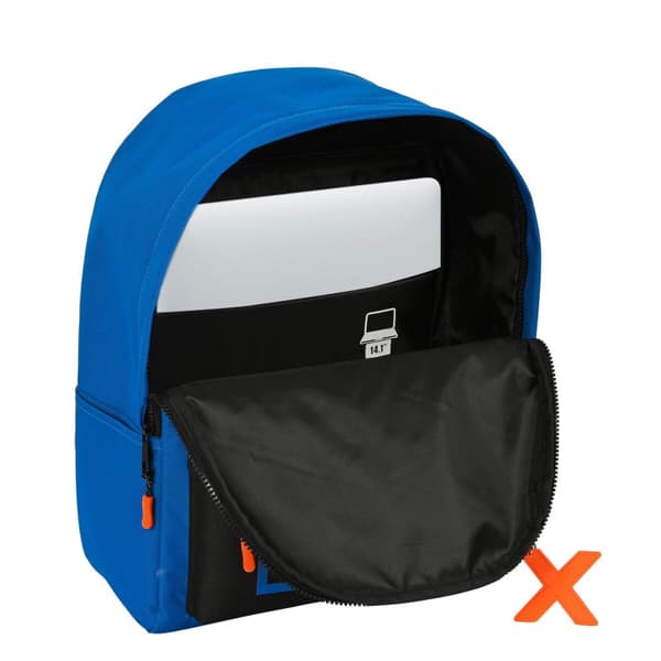 Laptop rygsæk Munich Submarine Elektrisk blå 31 x 40 x 16 cm