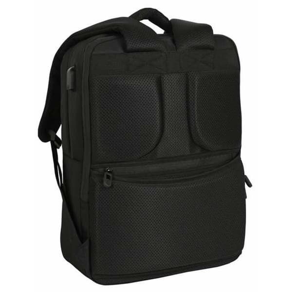 Kannettavan reppu Real Madrid C.F. Musta 31 x 44 x 13 cm