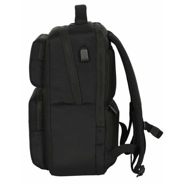 Kannettavan reppu Real Madrid C.F. Musta 31 x 44 x 13 cm