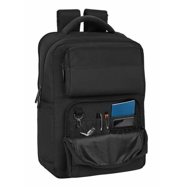 Laptopryggsäck Sevilla Fútbol Club Premium Svart 31 x 44 x 13 cm
