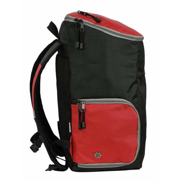 Kannettavan reppu Safta Basic Musta Punainen 28 x 50 x 22 cm