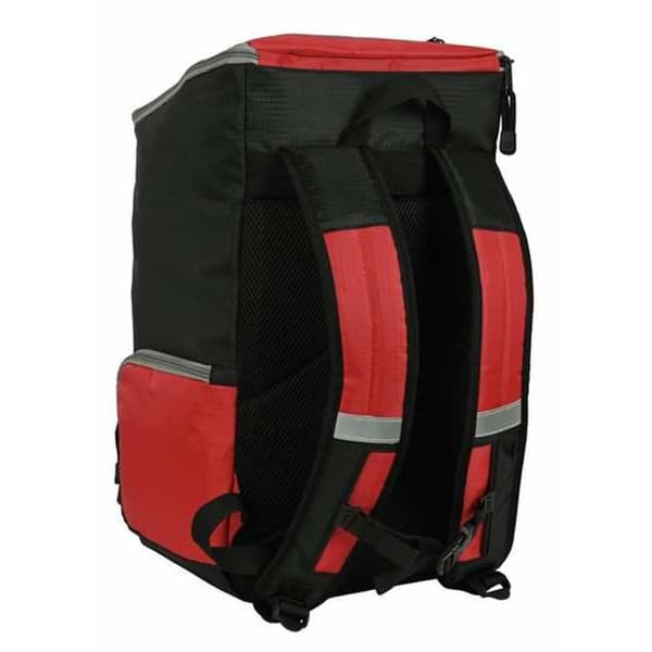 Kannettavan reppu Safta Basic Musta Punainen 28 x 50 x 22 cm