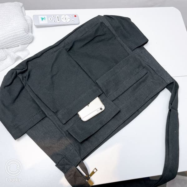 INF Vintage Canvas Tote Bag - Suurikokoinen olkalaukku