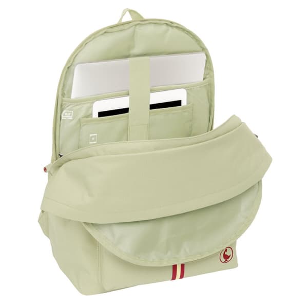 USB-liitännällä varustettu reppu kannettavalle tietokoneelle ja tabletille El Ganso Basics Beige