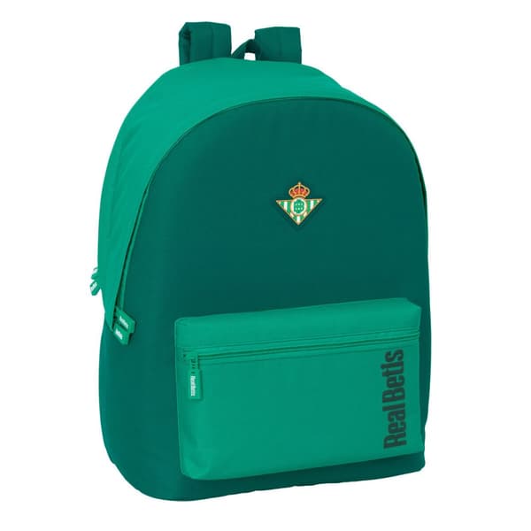 USB-liitännällä varustettu reppu kannettavalle tietokoneelle ja tabletille Real Betis Balompié Vihreä