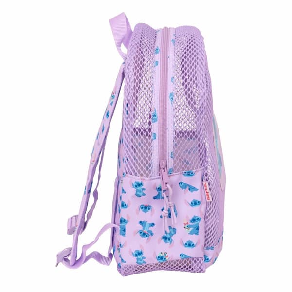 Rantalaukku Lilo & Stitch Liila 30,5 x 24 x 18 cm Lasten