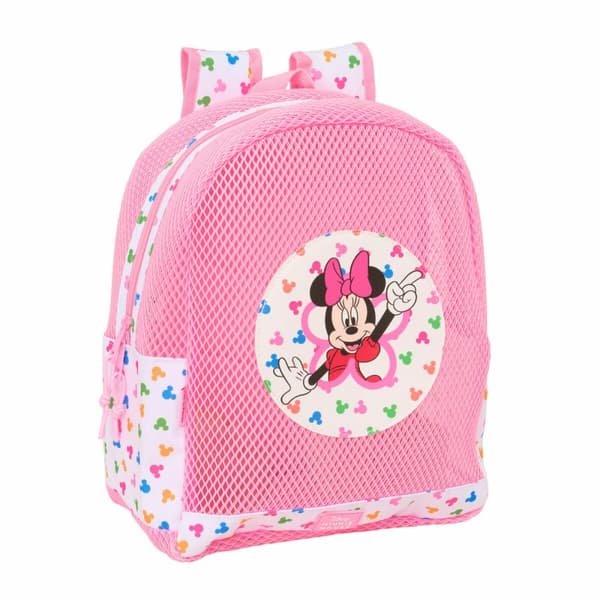 Kannettavan salkku Minnie Mouse Monivärinen Pinkki 30,5 x 24 x 18 cm