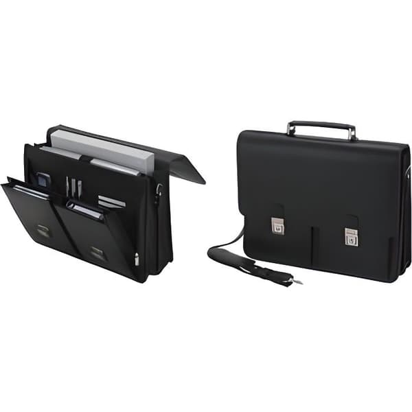 Lådfäste - Alassio - VENETO - PU - Svart - Laptopfack