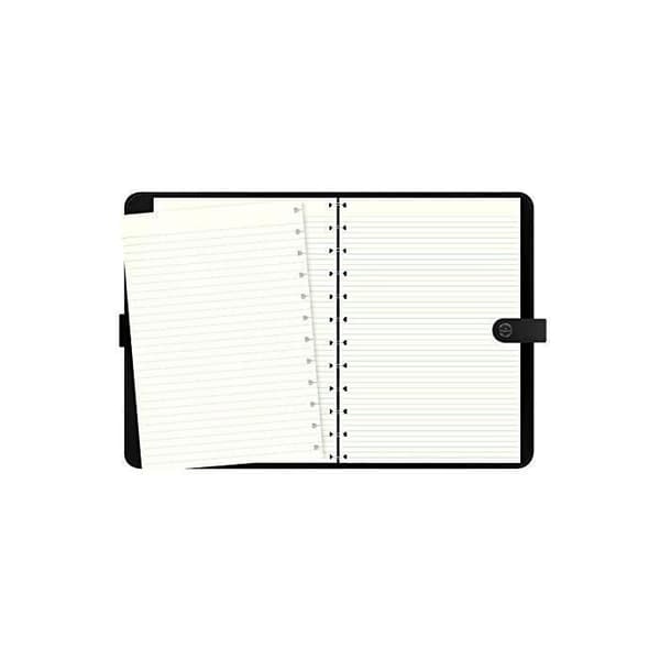 Konferensledare - Den Originala - A4 - Svart Läder - Linjerat Block - Unisex