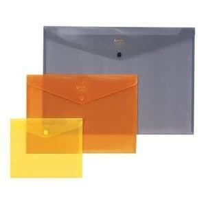 Porte-document A4 - Rexel - Assorterade - Förpackning med 25 - PP - Tryckknappsstängning