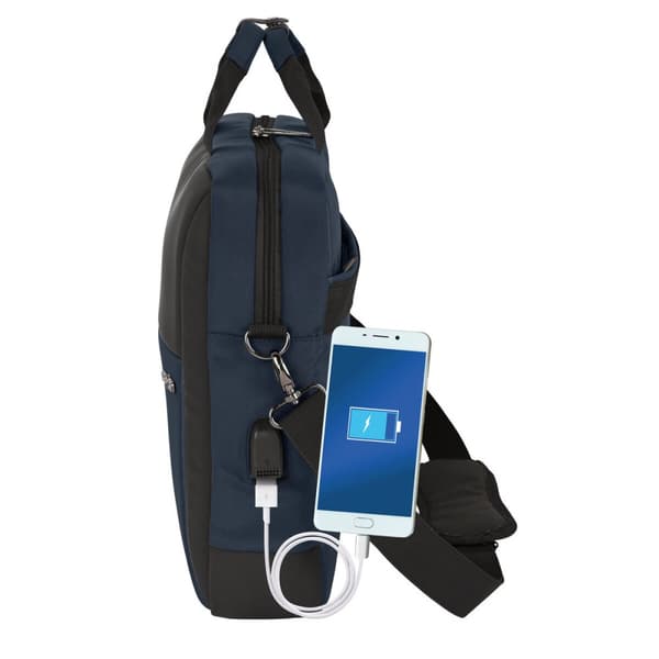 Fodral till Laptop och Läsplatta Safta +tablet+usb safta safta business Mörkblå 41 x 33 x 9 cm