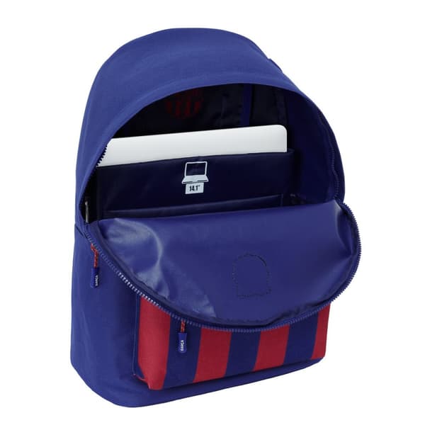 Laptopryggsäck F.C. Barcelona 24/25 Rödbrun Marinblå 31 x 41 x 16 cm 14,1"