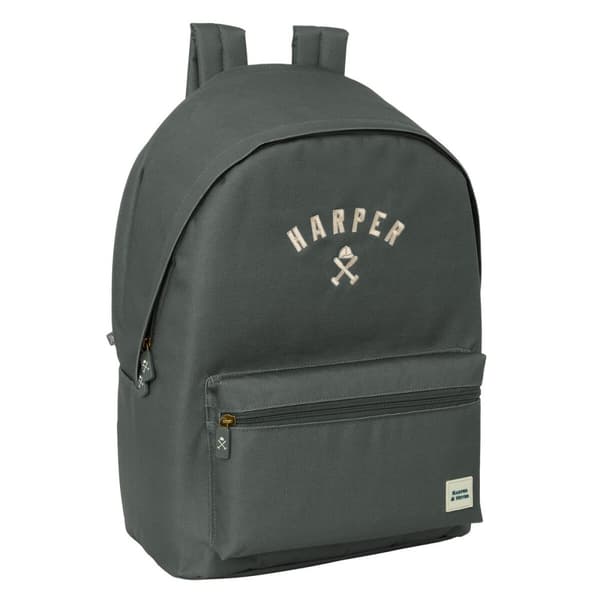 Laptopryggsäck Harper & Neyer +usb harper & neyer Grå 31 x 44 x 18 cm