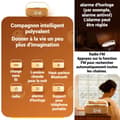Miniatyrbild 3 av 4: INN Föreläsare 15W 1800mAh Bluetooth-högtalare Trådlös laddning Klar ljudkvalitet Innovativ stent Varm nattlampa Praktisk