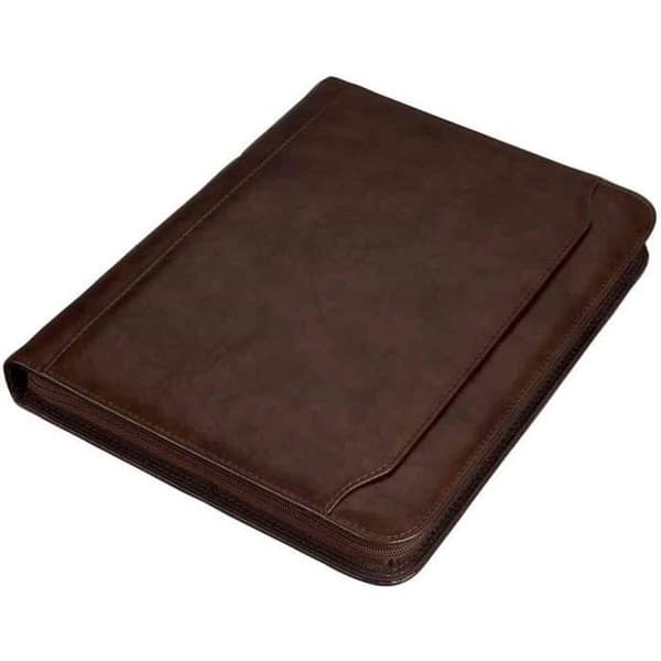 Dokumenthållare MASSA - ALASSIO - A4 - PU - Brun