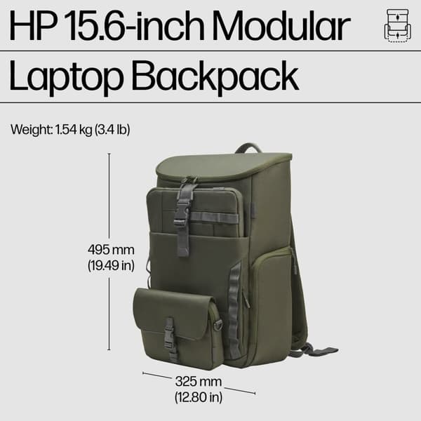 Laptopryggsäck HP 9J4C1AA Grön