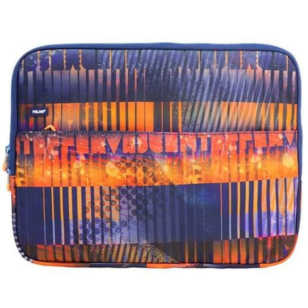 Laptopfodral Milan Fizz Marinblå Orange 13" 34,5 x 26 x 2,5 cm