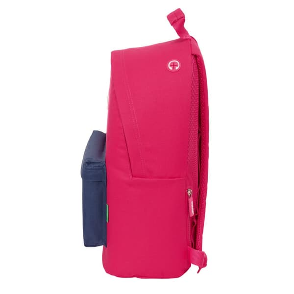 Laptopryggsäck Benetton benetton Cerise Marinblå 31 x 41 x 16 cm