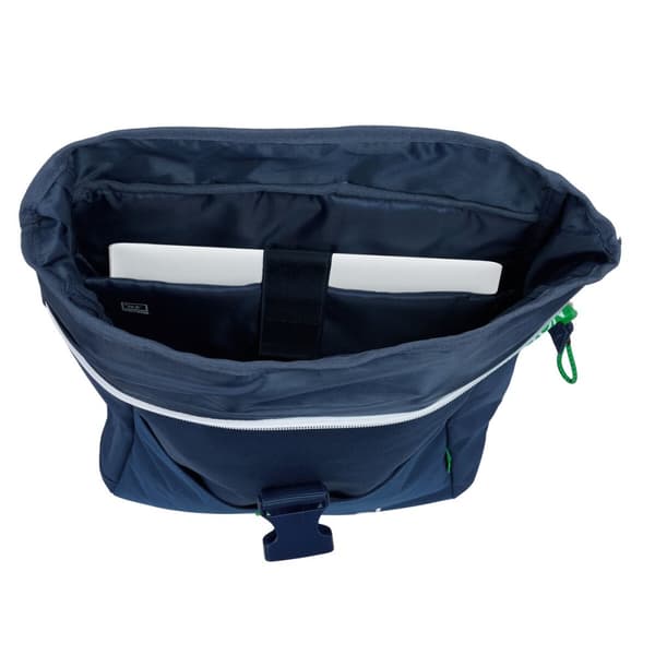 Laptopryggsäck Benetton Green Marinblå 28 x 42 x 13 cm