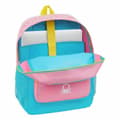 Miniatyrbillede 5 af 5: Laptop rygsæk Benetton Color Block 15,6'' Gul Pink Turkisblå