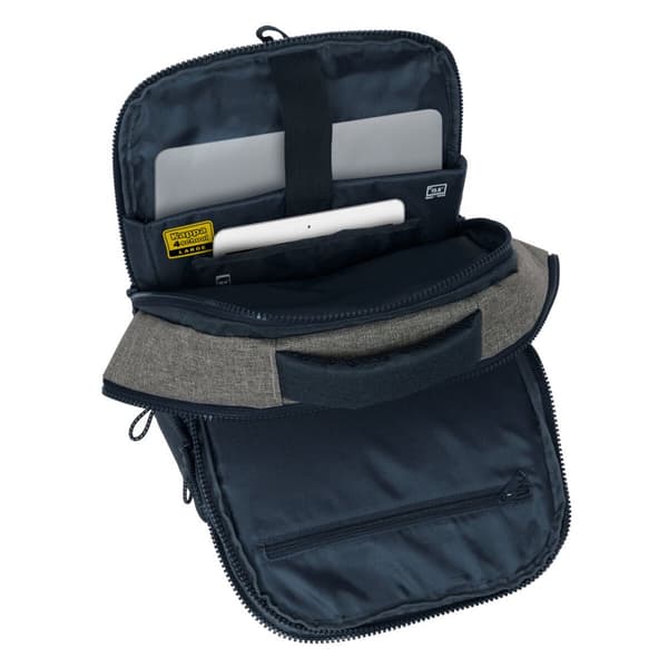 Laptop rygsæk Kappa Dark Navi Grå Marineblå 29 x 44 x 15 cm