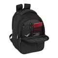 Miniatyrbillede 3 af 8: Rygsæk til bærbar computer og tablet med USB output Safta Business Sort (31 x 45 x 23 cm)