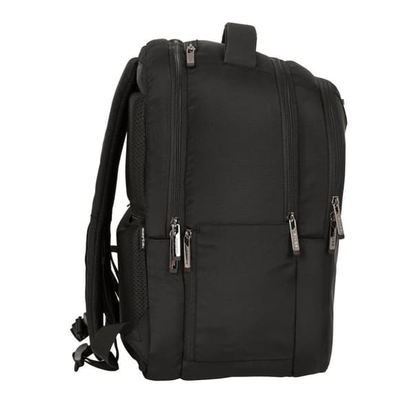 Rygsæk til bærbar computer og tablet med USB output Safta Business Sort (31 x 45 x 23 cm)