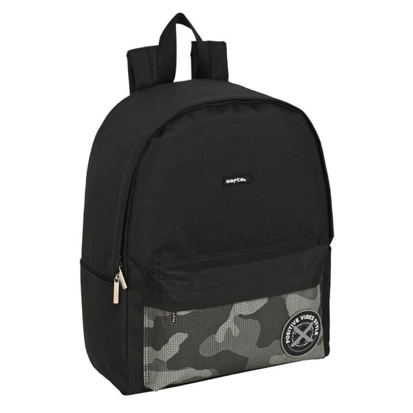 Laptop rygsæk Safta safta Sort 31 x 40 x 16 cm