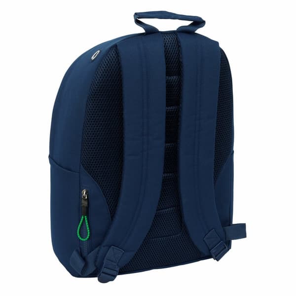 Kannettavan reppu Benetton benetton Laivastonsininen 31 x 41 x 16 cm