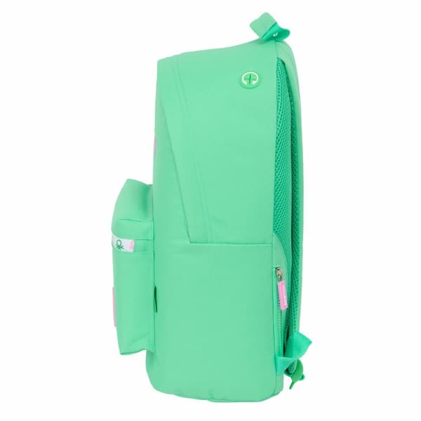 Laptop rygsæk Benetton benetton Grøn 31 x 41 x 16 cm