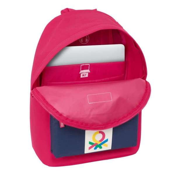 Laptop rygsæk Benetton benetton Stjerne Marineblå 31 x 41 x 16 cm