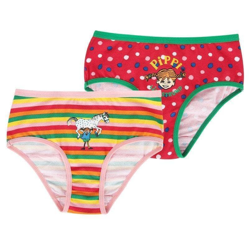 Pippi Langstrømpe Boxer trusse 2-pak (rød)