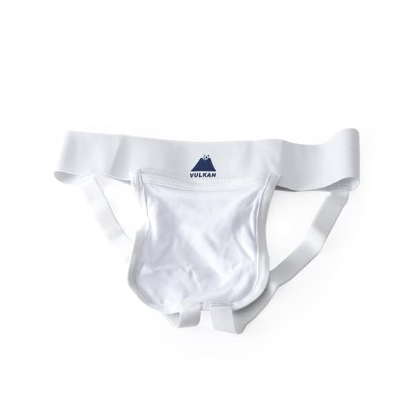Vulkan Mens Athletic Jock Strap White M