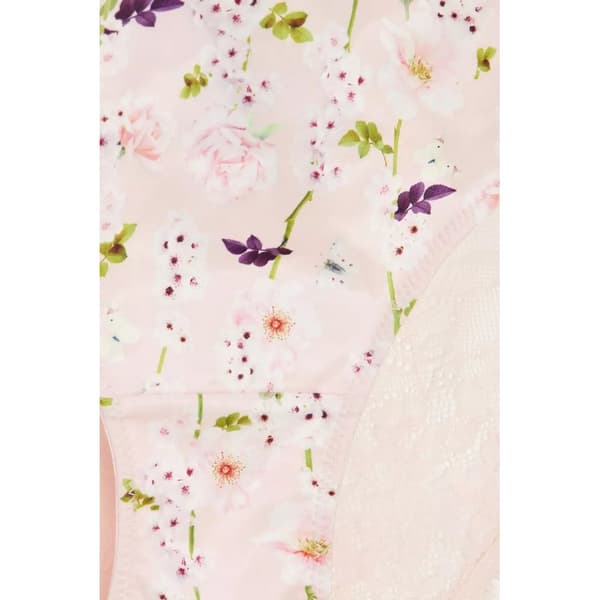 Gorgeous Womens/Ladies Floral Satin Midi Brief