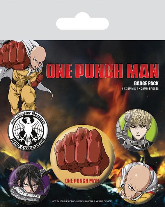 Badge Pack - One Punch Man (Destructive)
