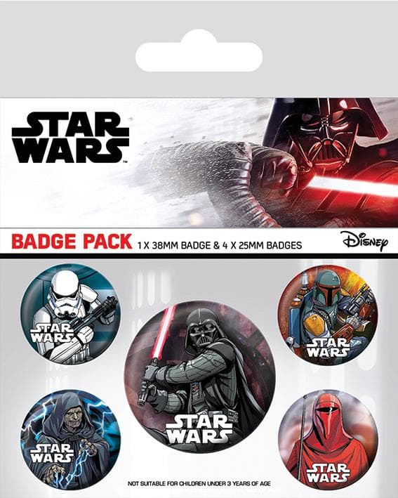 Badge Pack - Star Wars (Dark Side)