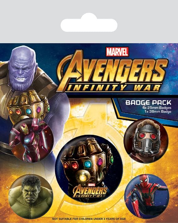 Badge Pack - Avengers: Infinity War (Infinity Gauntlet)