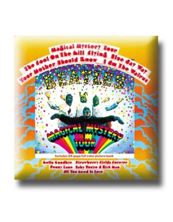 The Beatles Magical Mystery Tour Album Official Metal Pin Badge One Size