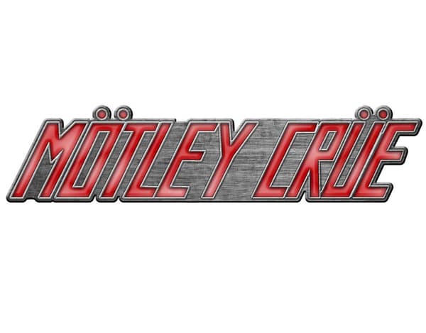Motley Crue Pin Badge Classic Band Logo Official clutch Metal Lapel 4cmx 1cm One Size