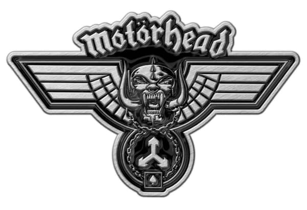 Motorhead Pin Badge Hammered Band Logo Official Metal Lapel 4.5cm x 2.5cm One Size