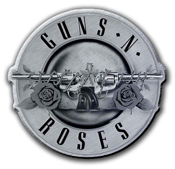 Guns N Roses Pin Badge Classic Bullet Band Logo Official Metal Lapel One Size